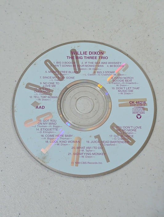 WILLIE DIXON - THE BIG THREE TRIO (BLUES, CD, 1990)