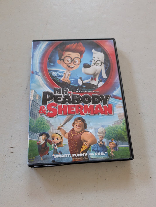 MR. PEABODY &  SHERMAN DVD DREAMWORKS  ROB MINKOFF