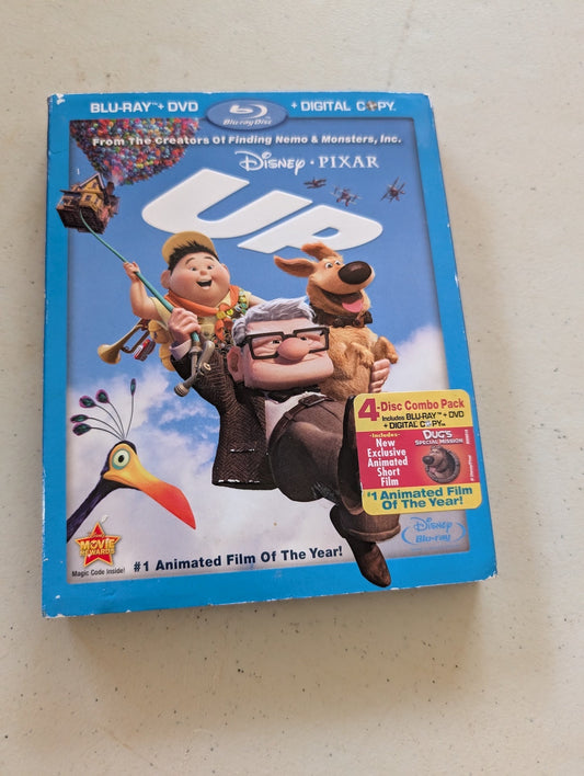 Up Disney Blu-ray DVD 4-Disc Set Includes Digital Copy