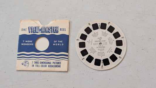 THE CHRISTMAS STORY PART III THE WISE MEN VINTAGE 1943 VIEW-MASTER REEL XM-3(VINTAGE, COLLECTABLE, NOSTALGIA, TOY)