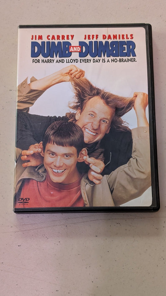 Dumb and Dumber (DVD, 1997) Jim Carrey Jeff Daniels For Harry and Lloyd Every day is a no brainer