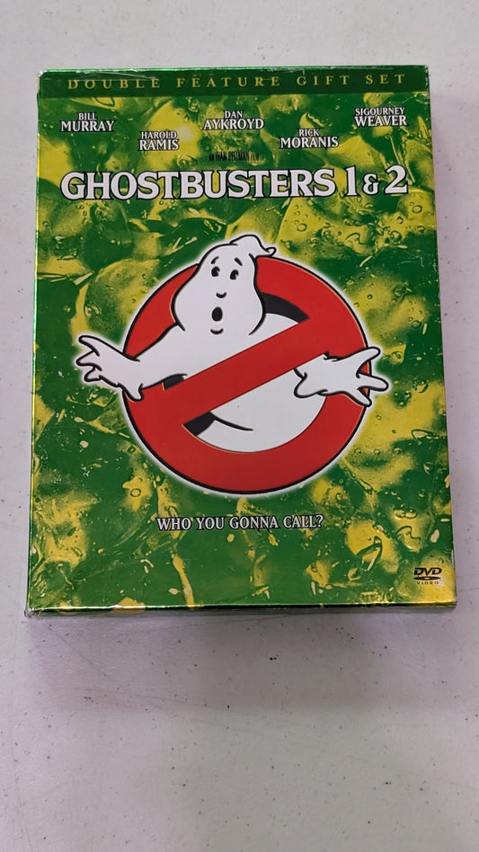 GHOSTBUSTERS 1 & 2 (DVD ORIGINAL 2-FILM SET) GHOST COMEDY I. REITMAN BILL MURRAY