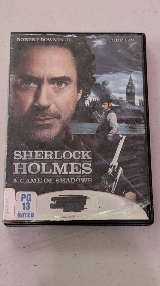 Sherlock Holmes: A Game Of Shadows (2012)  DVD Robert Downey Jr
