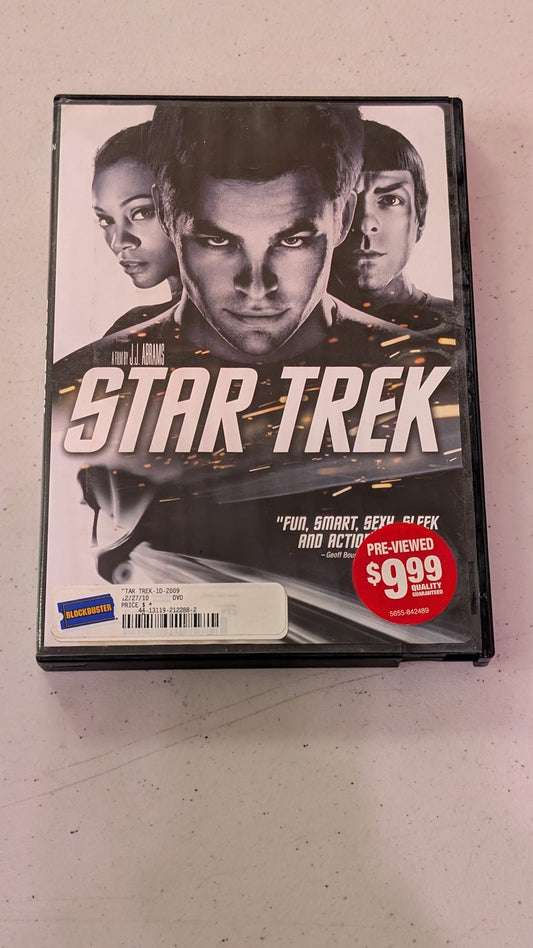 STAR TREK (DVD, 2009 WIDESCREEN) CHRIS PINE, ZACHARY QUINTO