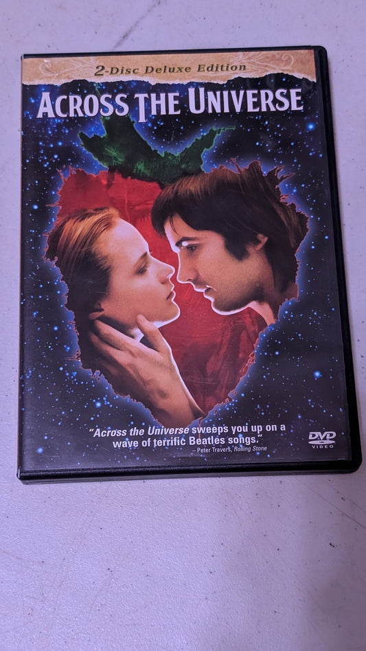 Across the Universe (DVD, 2008, 2-Disc Set) JIM Sturgess, Evan Rachel Wood