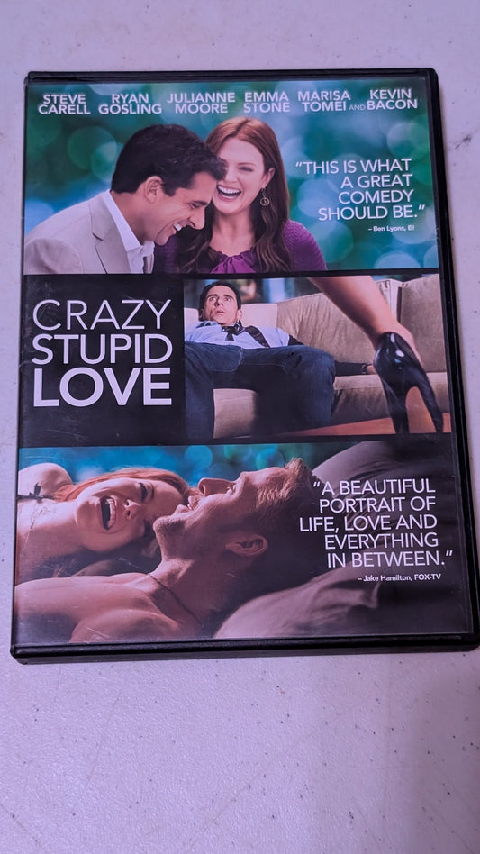 Crazy, Stupid, Love. (DVD, 2011) Steve Carell Ryan Gosling Emma Stone
