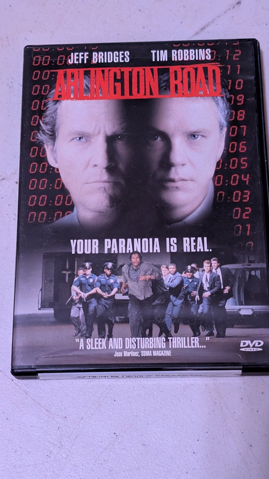 Arlington Road (DVD, 1999) Jeff Bridges, Tim Robbins, Joan Cusack, Hope Davis