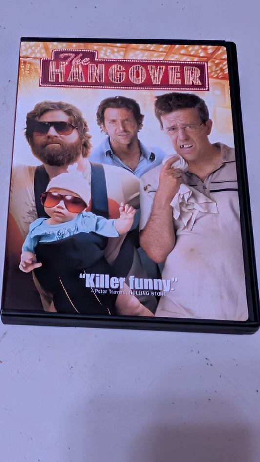 THE HANGOVER DVD 2009 COMEDY MOVIE BRADLEY COOPER ZACH GALIFIANAKIS