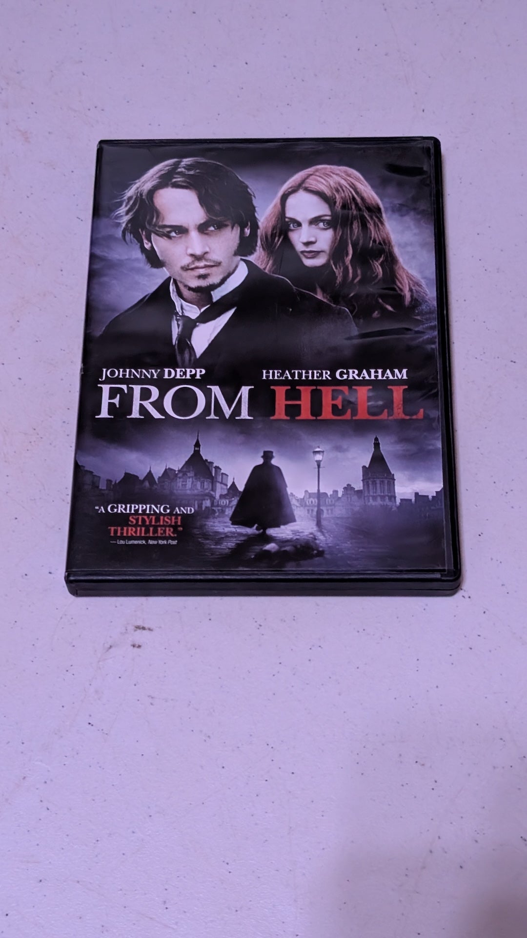 FROM HELL DVD 2001 WS JOHNNY DEPP HEATHER GRAHAM IAN HOLM