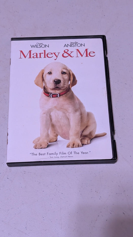 MARLEY & ME DVD  OWEN WILSON JENNIFER ANISTON