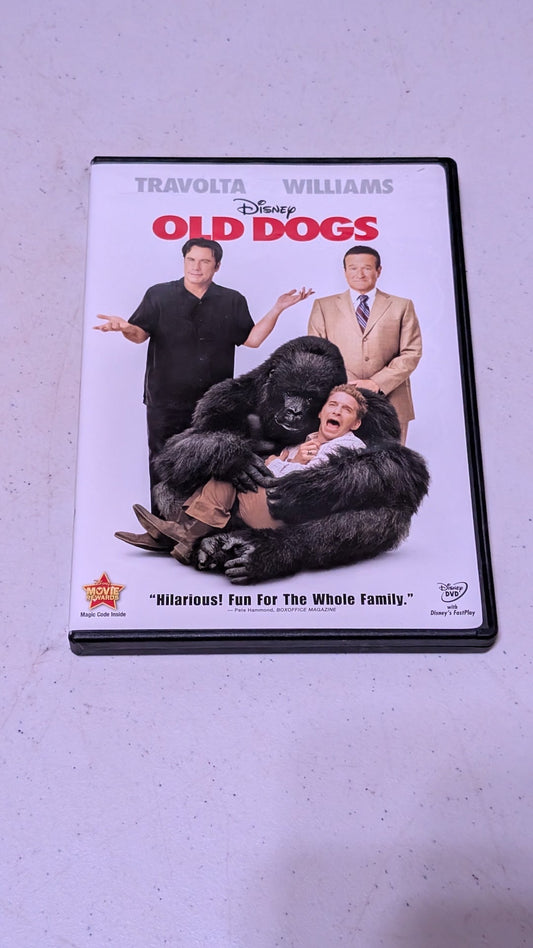 OLD DOGS DVD DISNEY JOHN TRAVOLTA ROBIN WILLIAMS COMEDY PG