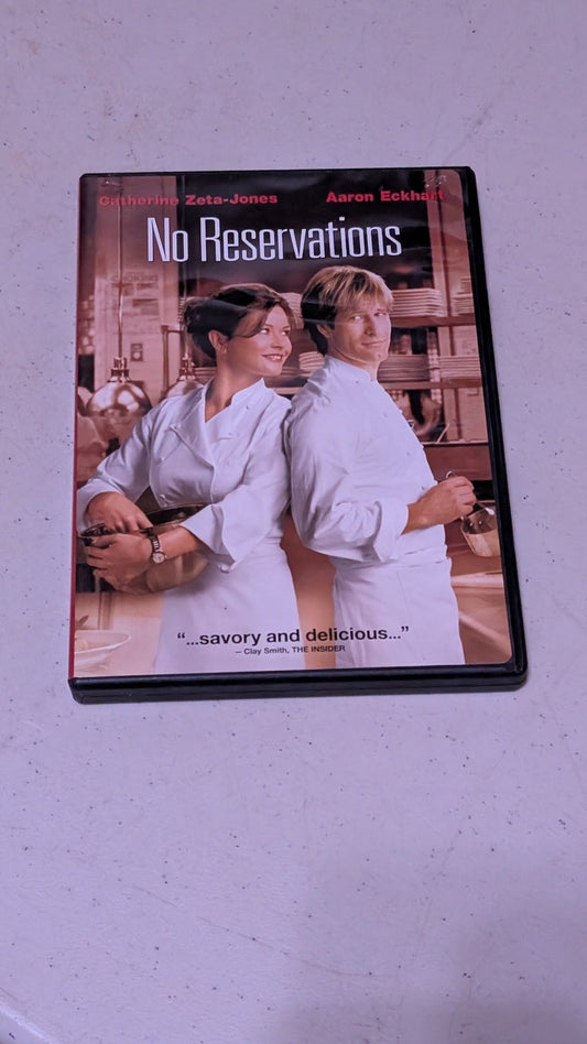NO RESERVATIONS DVD, 2008 CATHERINE ZETA-JONES AARON ECKHART CHEF MOVIE