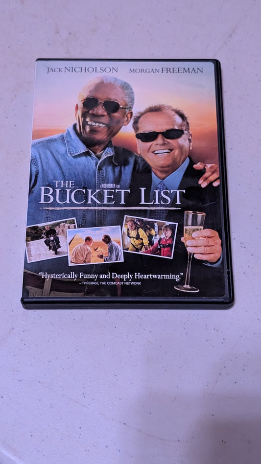 The Bucket List (DVD 2007) Drama Comedy Jack Nicholson Morgan Freeman
