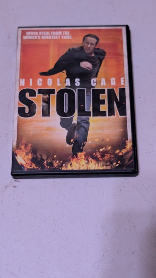 STOLEN DVD NICOLAS CAGE, DANNY HUSTON, MARK VALLEY, SAMI GAYLE, JOSH LUCAS
