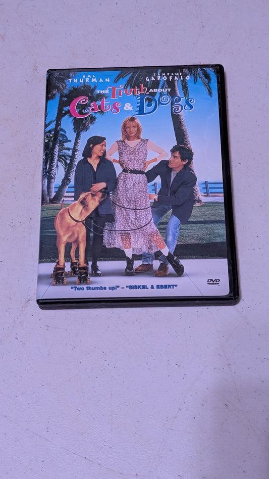 THE TRUTH ABOUT CATS & DOGS 1996 UMA THURMAN, JUNEANE GAROFALO, JAMIE FOX-DVD