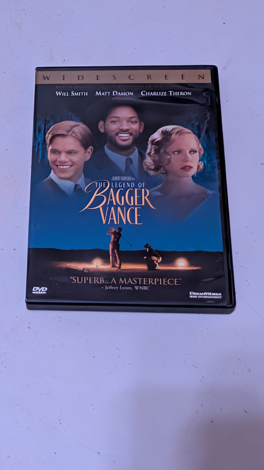 THE LEGEND OF BAGGER VANCE DVD COMPLETE WILL SMITH MATT DAMON CHARLIZE THERON