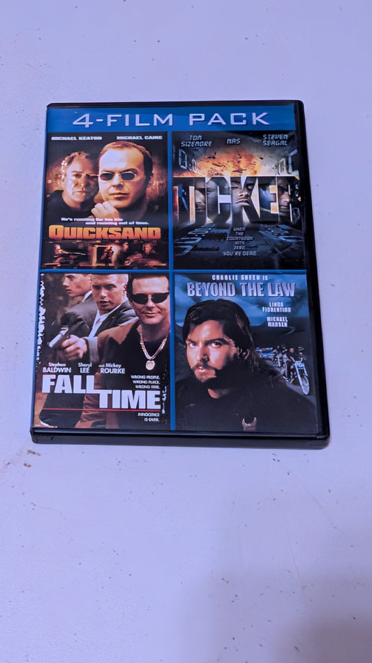 QUICKSAND/TICKER/FALL TIME/BEYOND THE LAW (4 FILM PACK DVD)