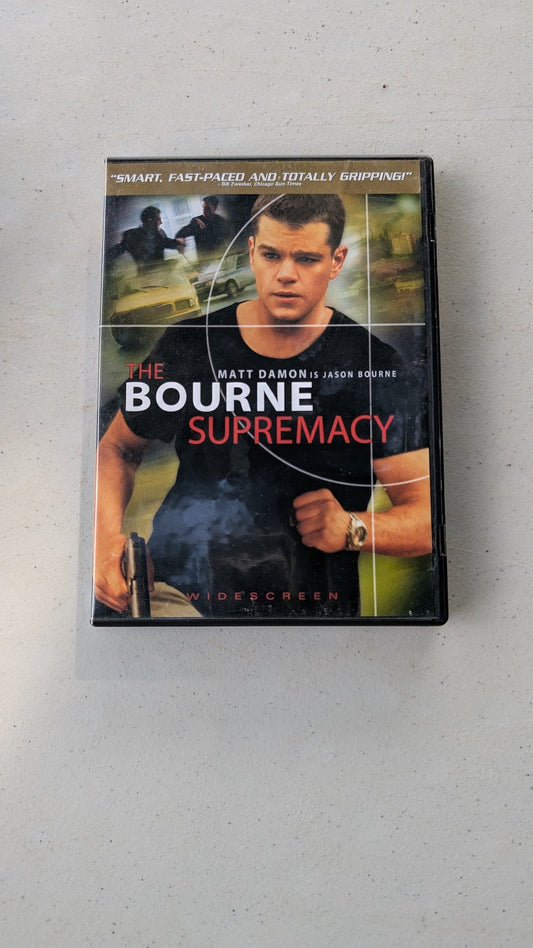 THE BOURNE SUPREMACY DVD WIDESCREEN MATT DAMON 2004 MOVIE