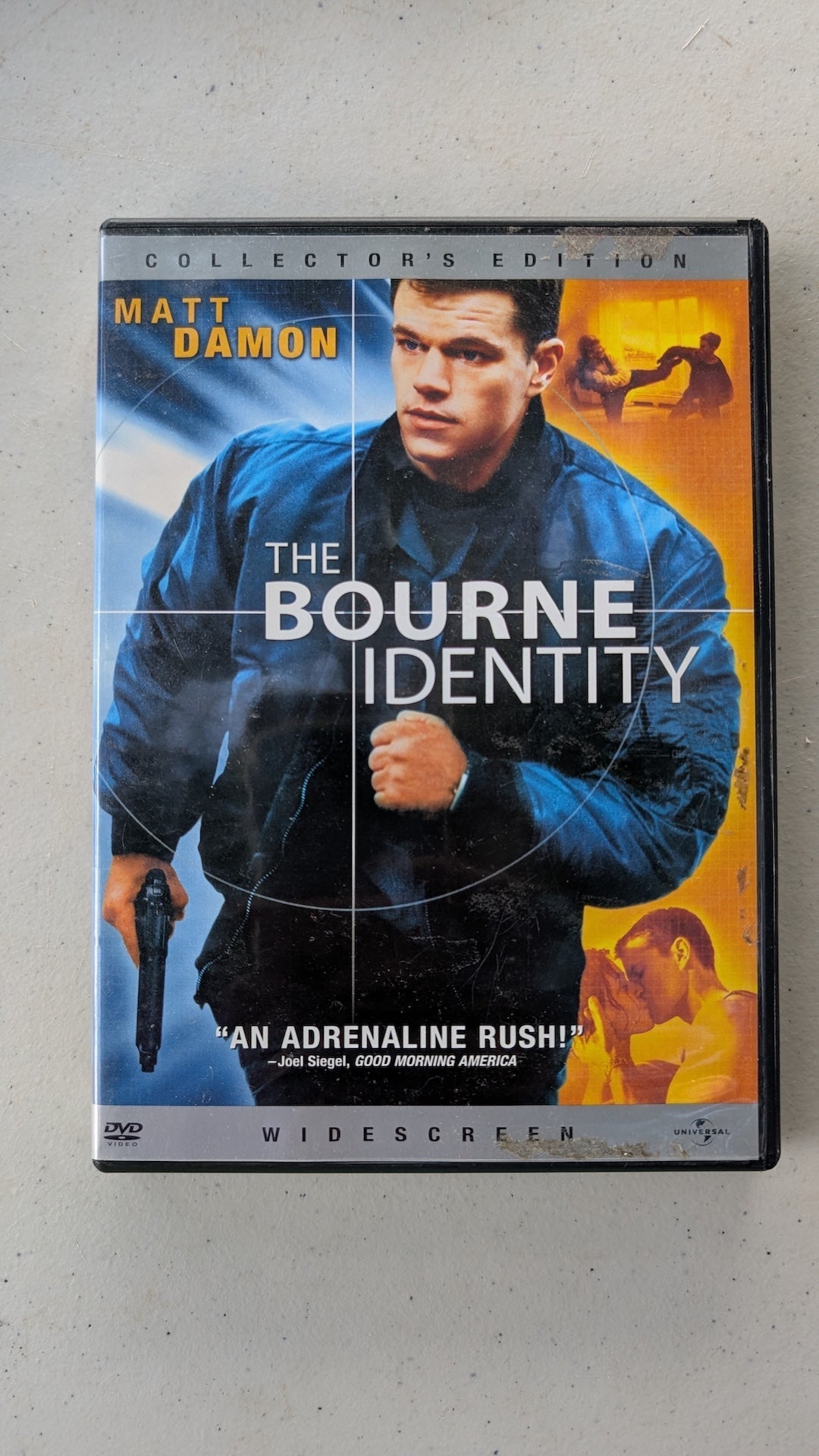 THE BOURNE IDENTITY [DVD FS 2003] COLLECTOR'S EDITION MATT DAMON, FRANKA POTENTE, CLIVE OWEN