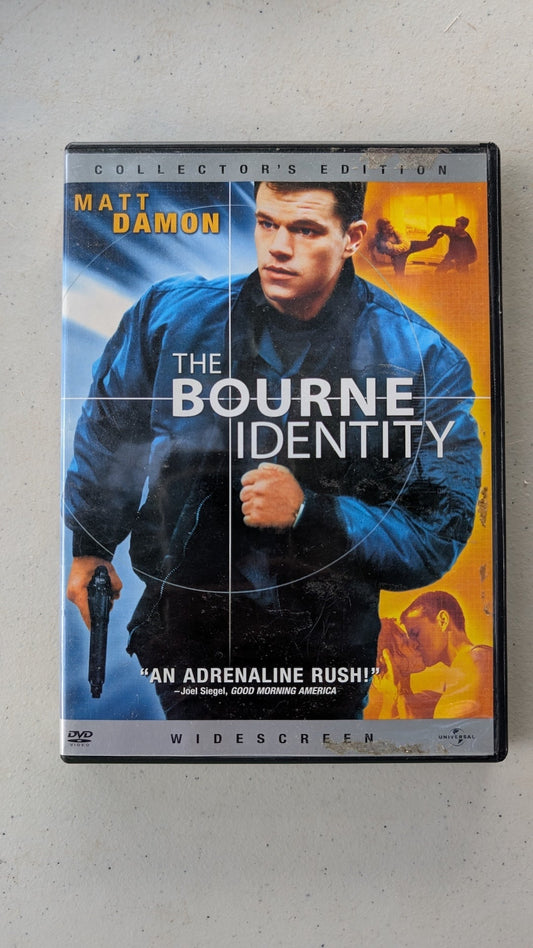 THE BOURNE IDENTITY [DVD FS 2003] COLLECTOR'S EDITION MATT DAMON, FRANKA POTENTE, CLIVE OWEN