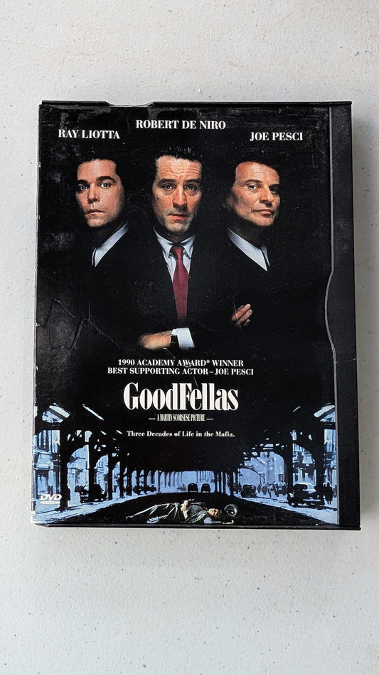 GOODFELLAS DVD 1990 MOVIE ROBERT DE NIRO RAY LIOTTA JOE PESCI PAUL SORVINO