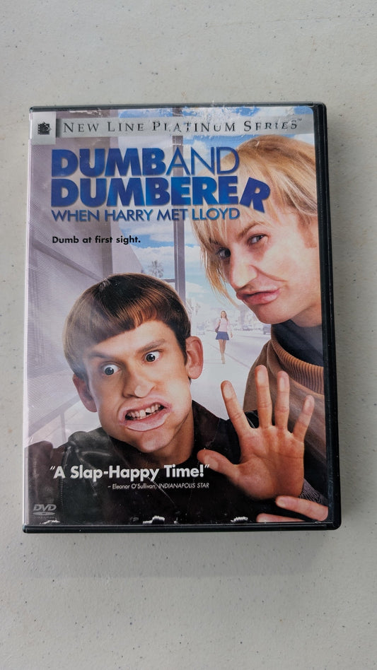 DUMB AND DUMBERER: WHEN HARRY MET LLOYD (DVD, 2003 NEW LINE CINEMA) JIM CARREY