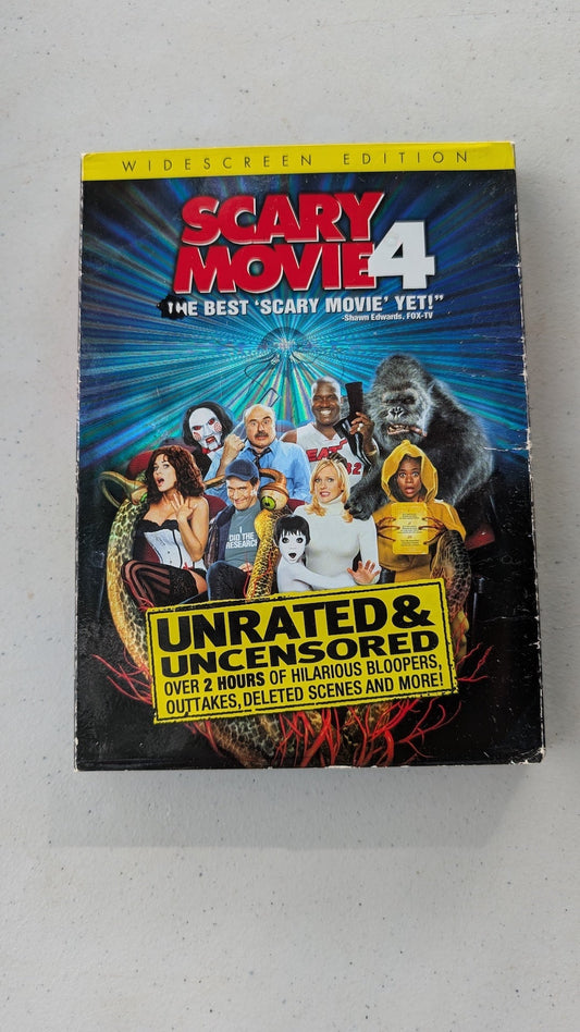 SCARY MOVIE 4 (UNRATED WIDESCREEN EDITION)  (DVD, 2006)