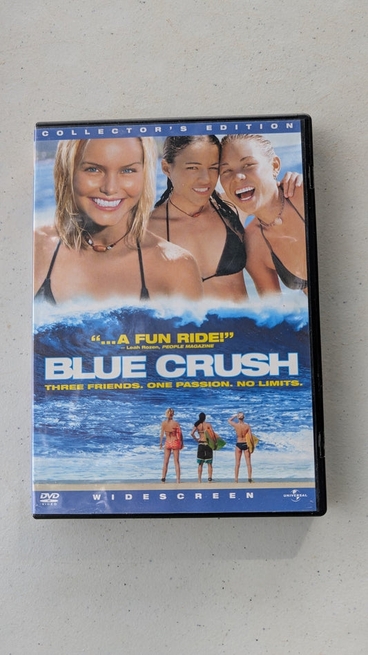 BLUE CRUSH DVD WIDESCREEN COLLECTORS EDITION KATE BOSWORTH MICHELLE RODRIGUEZ
