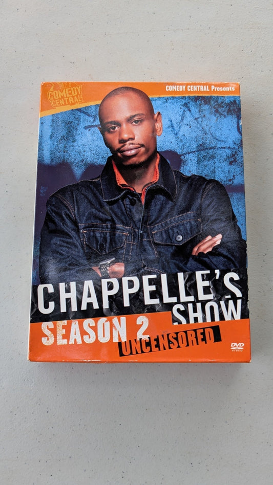 CHAPPELLES SHOW - SEASON 2 UNCENSORED (DVD, 2005, 3-DISC SET)