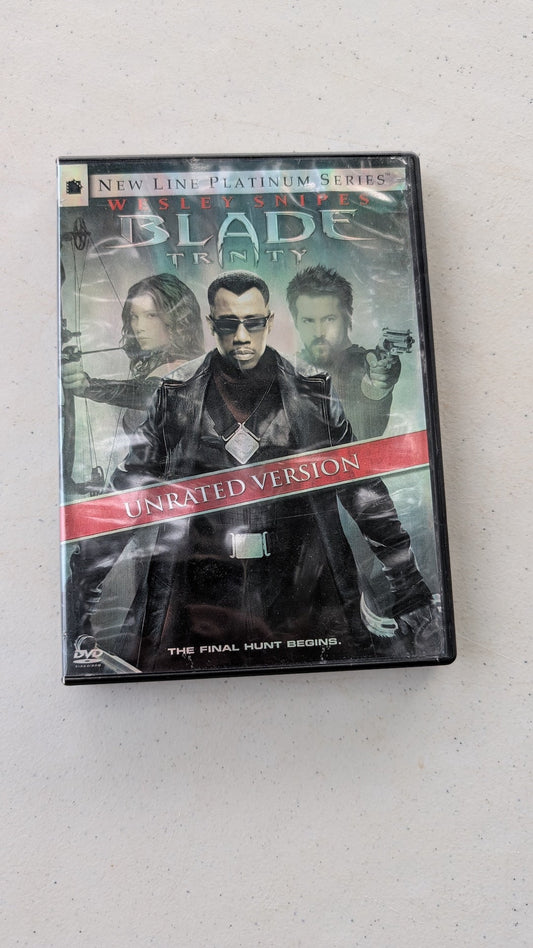 Blade Trinity Action Horror Sci Fi DVD Movie 2004  Wesley Snipes