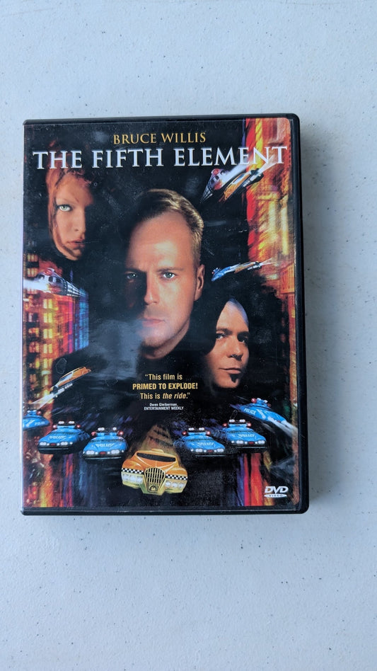 THE FIFTH ELEMENT (DVD) BRUCE WILLIS, MILLA JOVOVICH