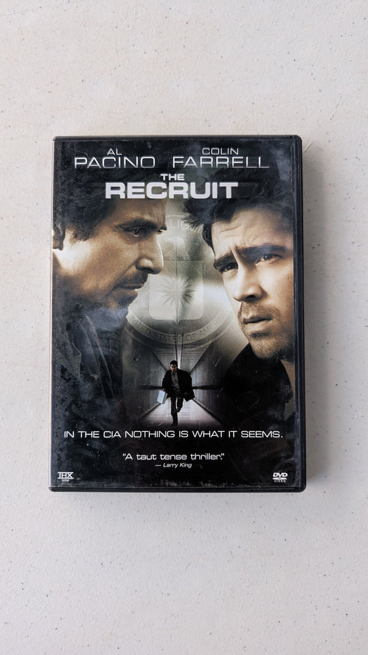 THE RECRUIT - AL PACINO COLIN FARRELL - 2003 THRILLER ROMANCE ~DVD