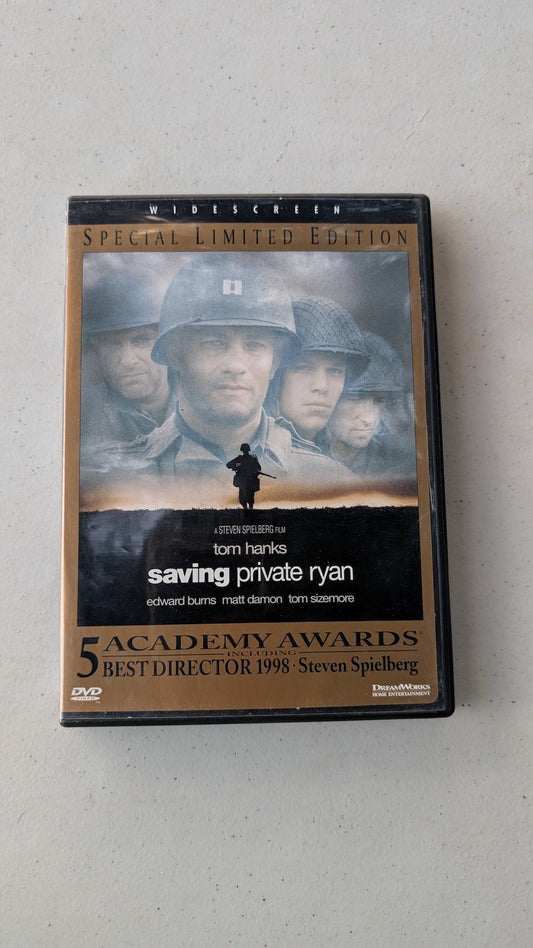 Saving Private Ryan (DVD, 1998) Tom Hanks Matt Damon Vin Diesel