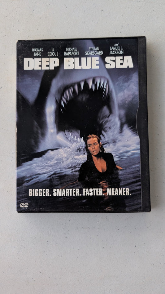 Deep Blue Sea (DVD, 1999) Thomas Jane LL Cool J Samuel L Jackson
