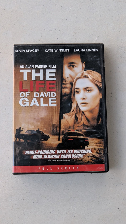 THE LIFE OF DAVID GALE (DVD, 2003) KATE WINSLET - KEVIN SPACEY