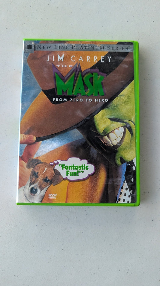 THE MASK-DVD-(COMEDY,JIM CARREY,PETER GREENE, PETER RIEGERT, CAMERON DIAZ)