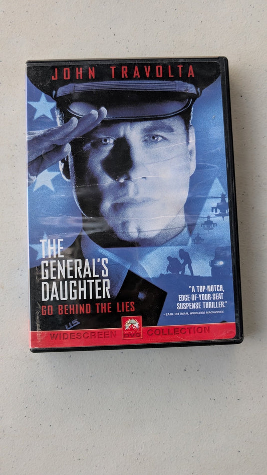 THE GENERAL'S DAUGHTER DVD JOHN TRAVOLTA MADELEINE STOWE