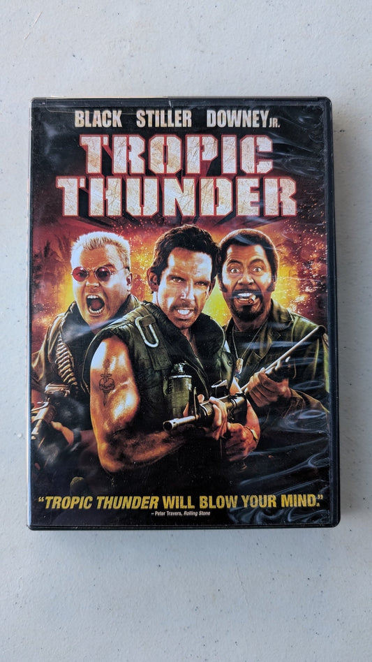 TROPIC THUNDER (DVD, 2008) BEN STILLER JACK BLACK ROBERT DOWNEY JR. TOM CRUISE