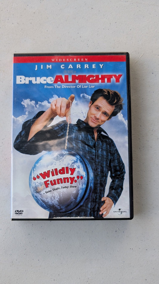 Bruce Almighty Comedy Movie DVD featuring Jim Carrey Jennifer Aniston