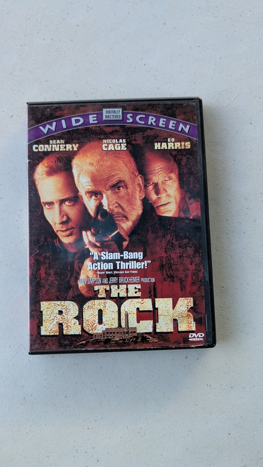 THE ROCK DVD - SEAN CONNERY NICOLAS CAGE