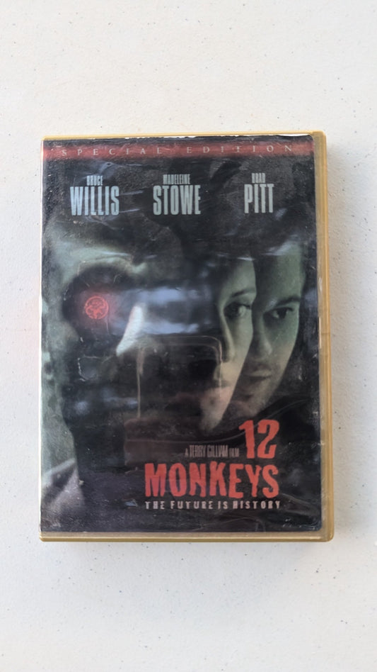 12 MONKEYS SPECIAL EDITION BRUCE WILLIS BRAD PITT DVD