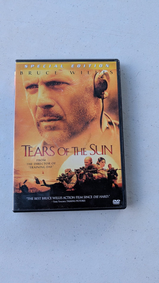TEARS OF THE SUN (DVD, 2003, SPECIAL EDITION) BRUCE WILLIS