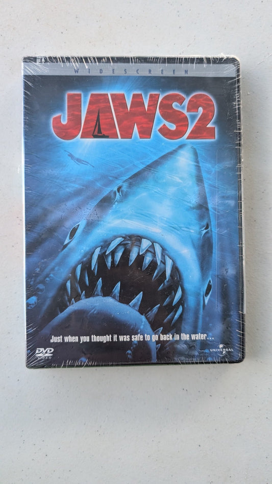 JAWS 2 (DVD, 2001) JOHN WILLIAMS DAVID BROWN JOE ALVES HOWARD SACKLER HORRORÂ