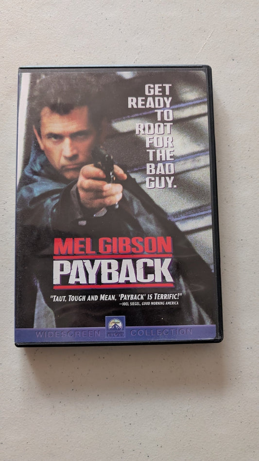 PAYBACK (DVD, 1999, R) MEL GIBSON