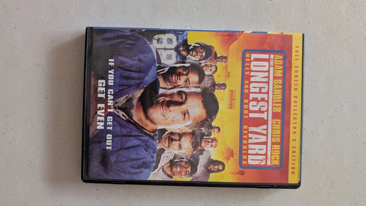 THE LONGEST YARD (DVD, 2005, PG-13) ADAM SANDLER, CHRIS ROCK, NELLY, BURT REYNOLDS