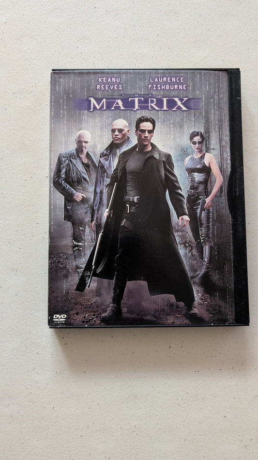 THE MATRIX (DVD, 1999, R) KEANU REEVES, LAURENCE FISHBURNE