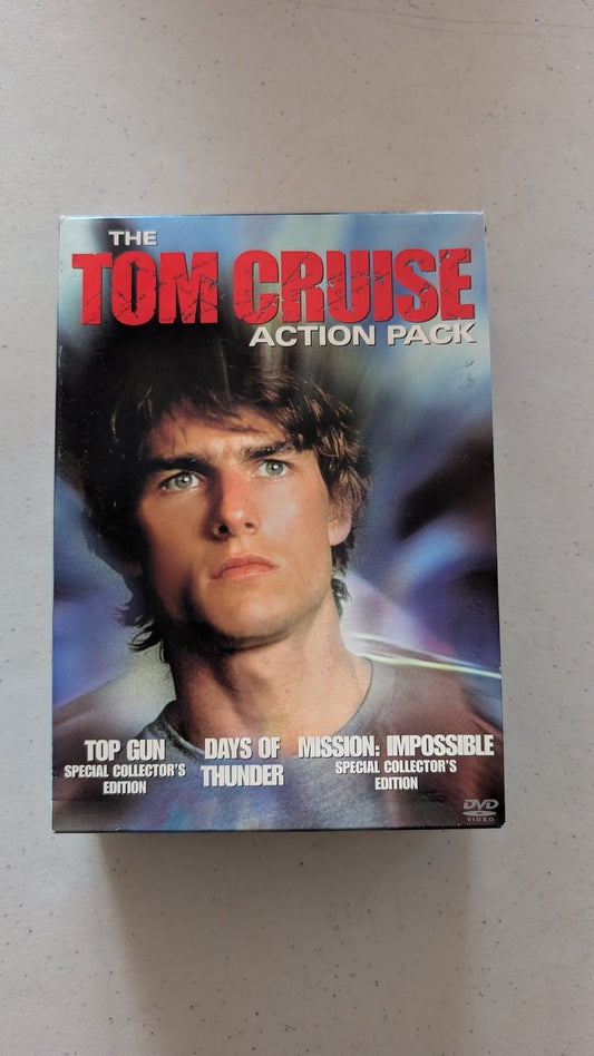 The Tom Cruise Action Pack: Top Gun, Days of Thunder, Mission: Impossible (DVD, 1986, 1990, 1996, PG) Tom Cruise