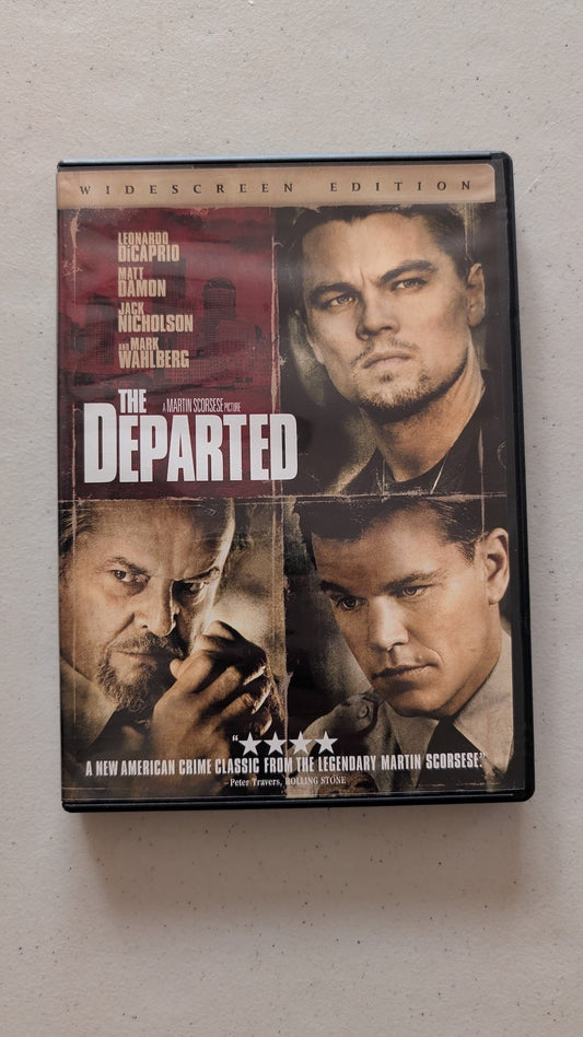 THE DEPARTED (DVD, 2006, R) LEONARDO DICAPRIO, MATT DAMON, JACK NICHOLSON, MARK WAHLBERG