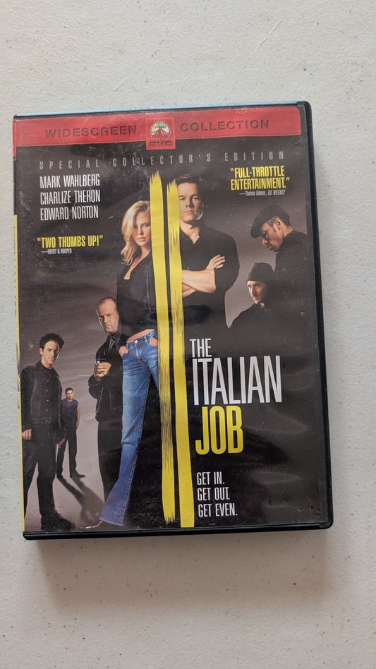 The Italian Job (DVD, 2003, PG-13) Mark Wahlberg, Charlize Theron, Edward Norton