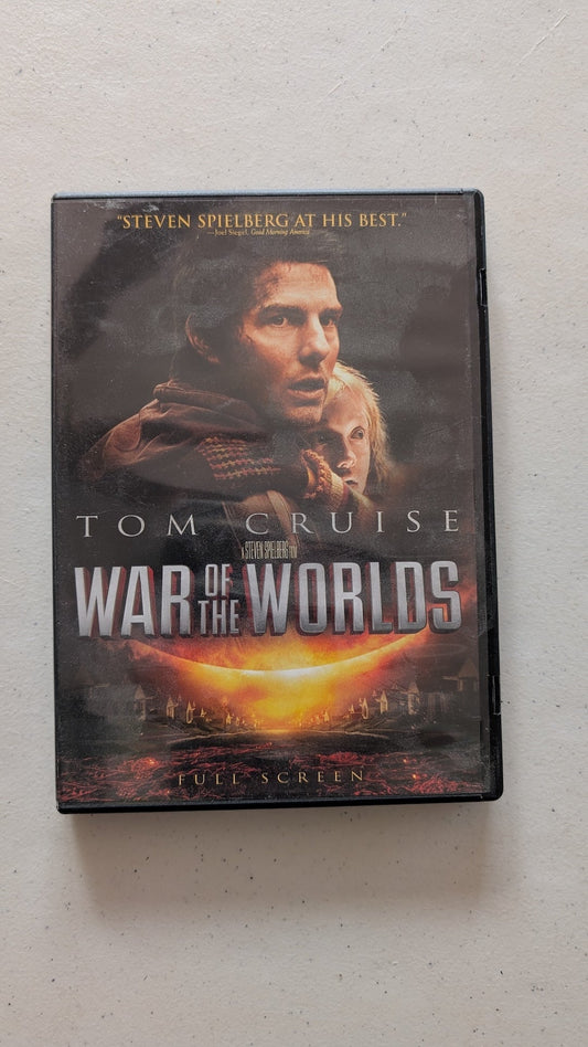 War of the Worlds (DVD, 2005, PG-13) Tom Cruise